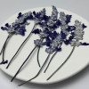 Dried Pressed Flowers Leaves Purple Salvia